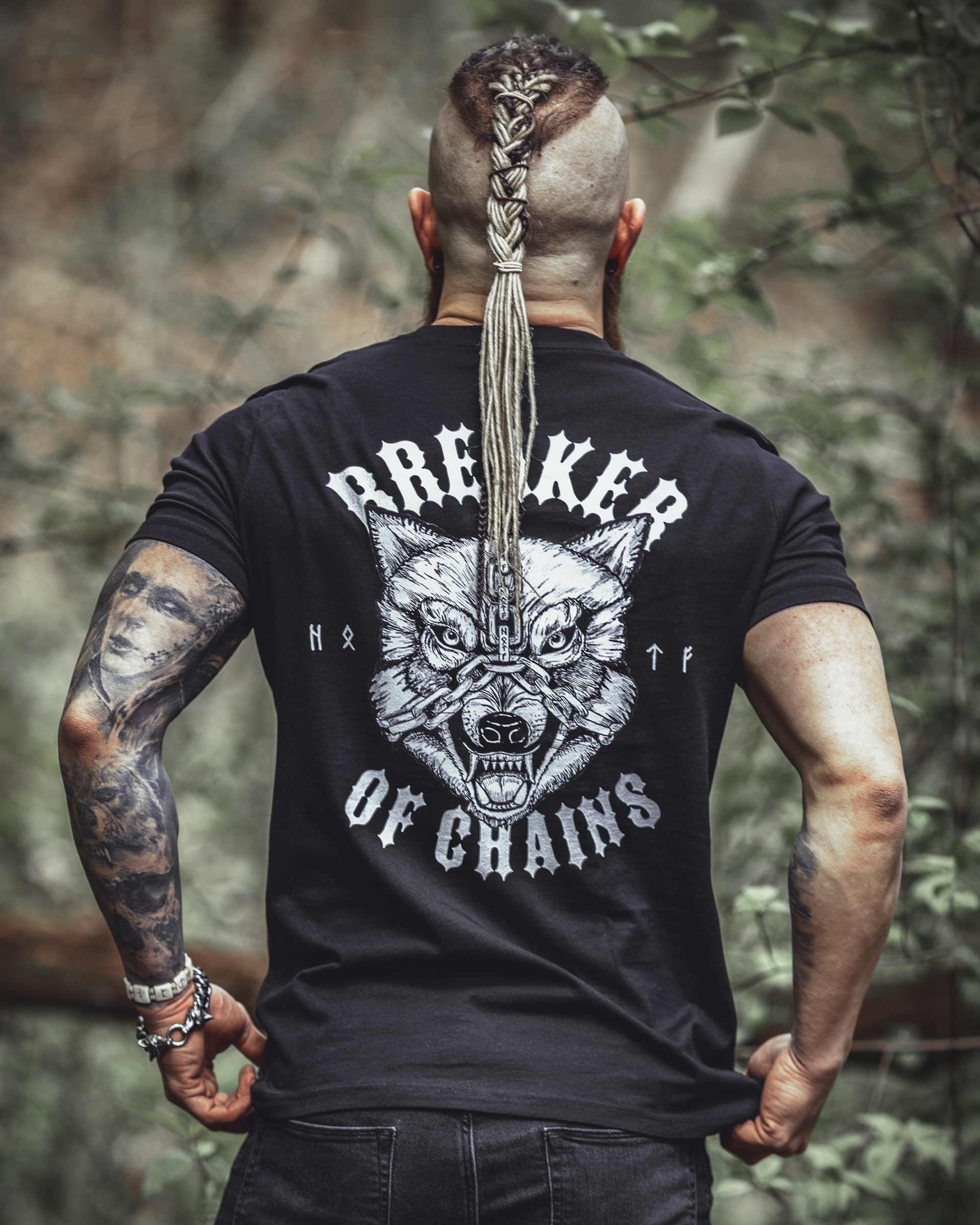 Fenrir Breaker of Chains Back Print