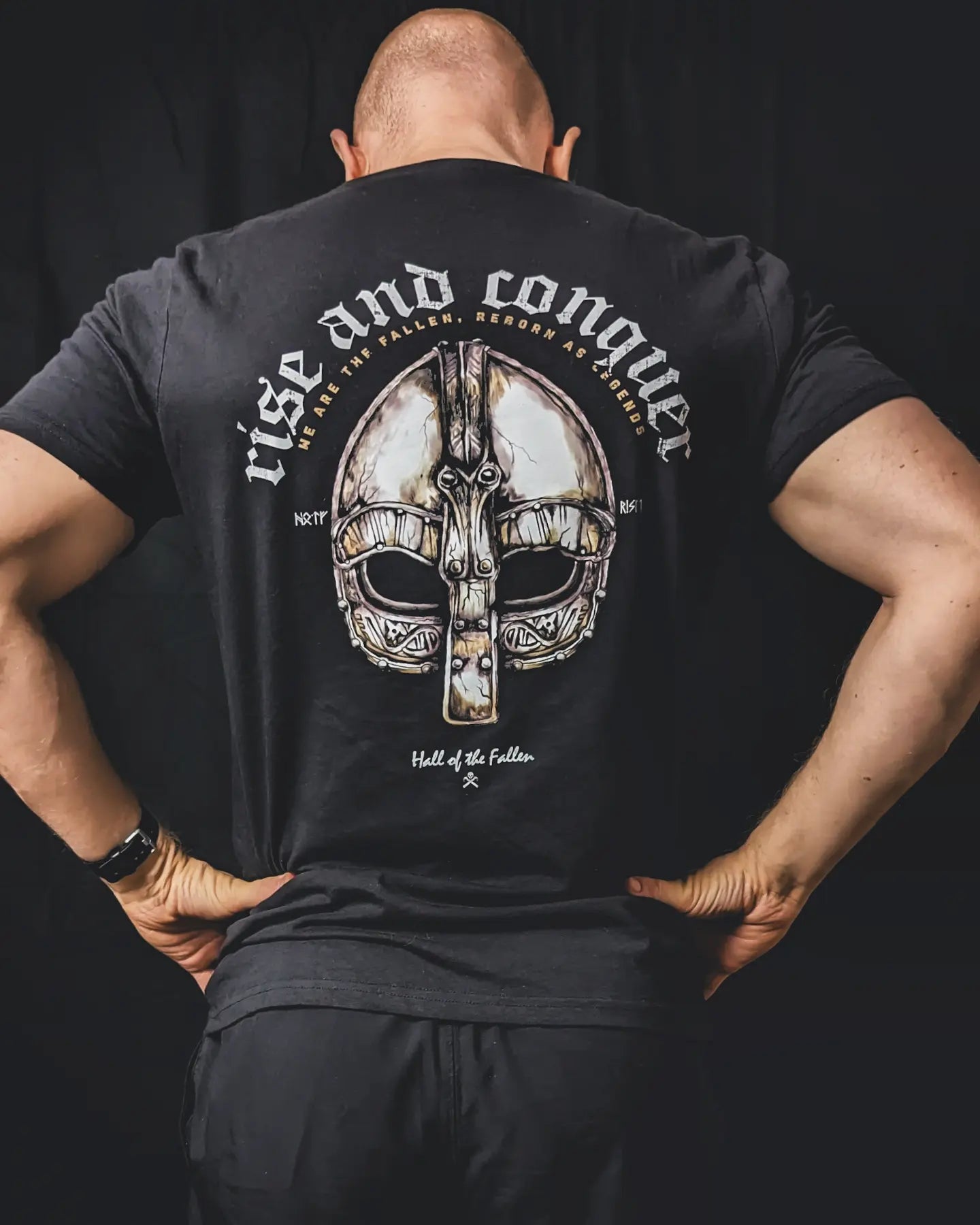 Rise and Conquer Back Print